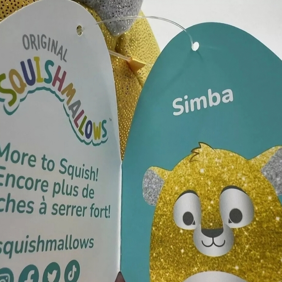 Squishmallows Disney 100 Anniversary Limited Edition 5" Simba The Lion King NWMT - Picture 3 of 4